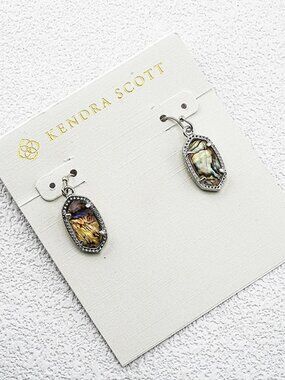 Kendra Scott Light Abalone Earrings